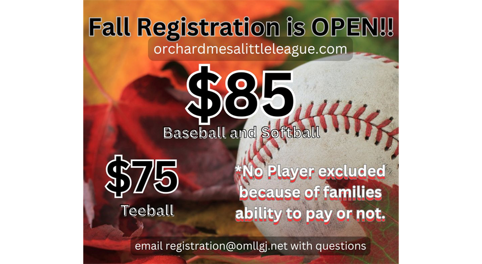 Fall Registration