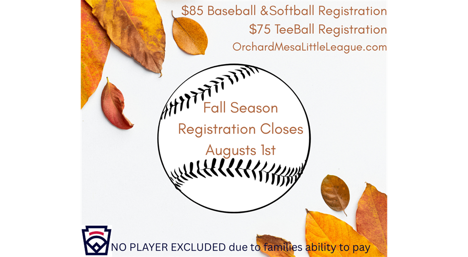 Fall Registration